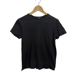 ATM Anthony Thomas Melillo Slub Jersey T-Shirt Womens Black Medium AW1145-FK